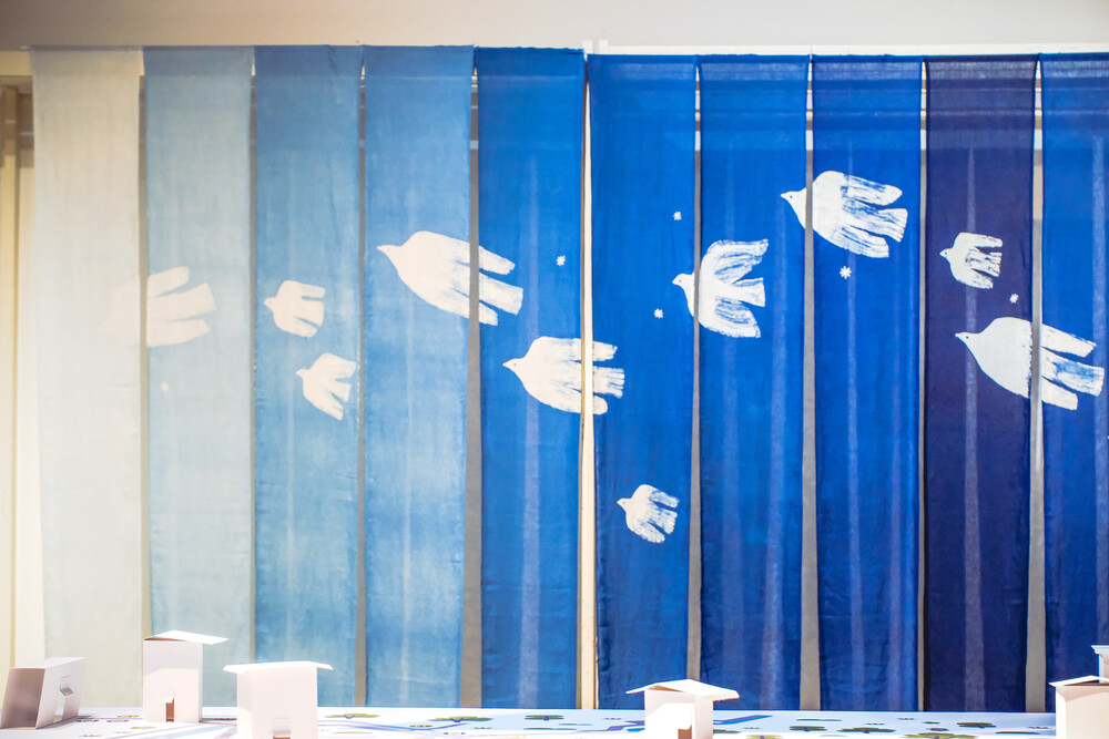 藍染掛鐘〈台中市太平區〉：不只是把布染成漸層那麼簡單