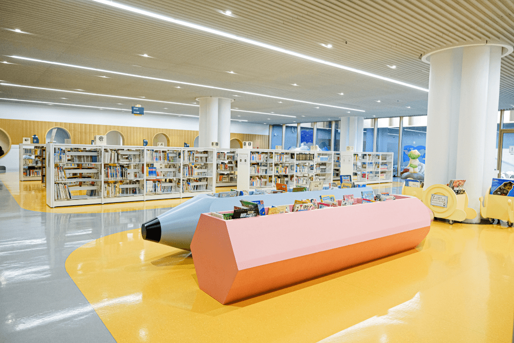 台南・台南市立圖書館總館 » 有規模的公共圖書館和充滿質感的建築本體 - 第9張圖