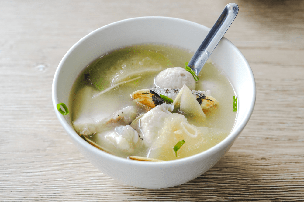【飯桌仔】台南「詹記-家常飯桌鮮魚湯」:從蔬菜到魚類!講究一旬一會的飯桌之味! - 第4張圖